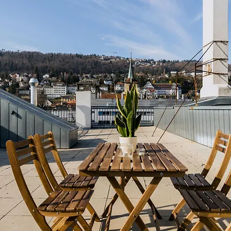With Rooftop Terrace Biel